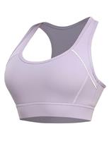 Paeceioni Women's Sports Bra, High Support, White, Regular