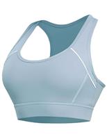 Paeceioni Women's Sports Bra, High Support, White, Regular