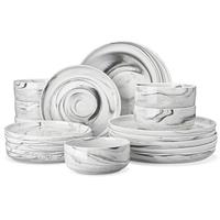 MALACASA Large Pasta Bowls 48 oz, 9 Inch Premium Porcelain Salad Bowls Set of 4, Scratch Resistant Serving Bowl, Modern Ceramic Soup Bowls Noodle Bowl, Microwave Dishwasher Safe, Series Luna