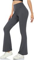 ACTINPUT Yoga Pants for Women Flared Leggings High Waisted Bootcut Black Trousers Women's Workout Bootleg Stretchy Leggings