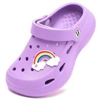 HOBIBEAR Kid's Unsiex Garden Shoes Cute Cartoon Slides Sandals Clogs