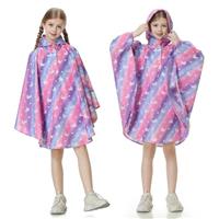Habaylin Rain Poncho, 3 Pack Poncho Waterproof for Adults, EVA Reusable Rain Coat with Drawstring Hood for Women, Transparent Emergency Raincoat for Camping, Hiking, Theme Parks, Climbing