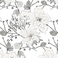 CiCiwind Floral Wallpaper Self Adhesive Wallpaper 41500cm L