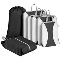 DIMJ Packing Cubes for Suitcase, Travel Luggage Set, Suitcase Organiser Bags for Clothes, Shoes, Cosmetics, Toiletrie