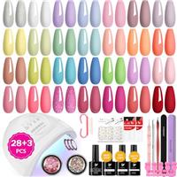 Phoenixy Gel Nail Polish Set with 48W U V Lamp Starter Kit