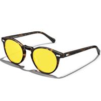CARFIA Polarised Womens Sunglasses Vintage UV400 Protection Acetate Frame