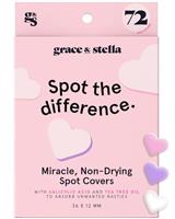 grace & stella Award Winning Spot Covers with Hydrocolloid - Spot Covers with Salicylic Acid and Tea Tree for Absorbing Impurities - Dermatologist Tested Skin Care