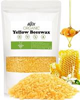 BOYUJK Beeswax Pellets, Bees Wax for DIY Candles, Beeswax for Candle Making, Skin, Body, Face, and Hair Care, DIY Creams, Lip Balm and Soap Making Supplies