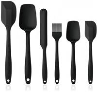 Silicone Spatulas Set,Bakeware Set of 6 Non-Stick Ergonomic