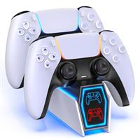 PS5 Charging Station - 2H Fast Charge with LED Light, Upgrade Dock for PS5 Dualsense Controller