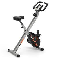 Wenoker Exercise Bike Folding with Magnetic Resistance, LCD Display, Device Holder - Foldable Stationary Fitness Bicycle for Indoor Cycling and Home Workout