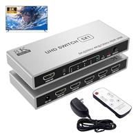 Arleedyn 5 Port HDMI 8K Switch with Remote, HDMI 2.1 Switch