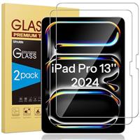 SPARIN Screen Protector for iPad Pro 13 inch M4 2024, 2 Pack Tempered Glass Film for iPad Pro 13 Screen Protector, Scratch Resistant