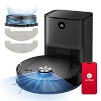 Ultenic T10 Lite Robot Vacuum Cleaner with Mop 5000Pa, 15min Lidar Quick Mapping, Self Charging & Emptying, Allergy Friendly, Carpet Auto-boost,Siri/Alexa/APP Remote Control Hoover for Floors Pet Hair