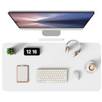 MOLMO Non-Slip Desk Mat, Waterproof Desk Pad Table Protector, Easy Clean Laptop Mat Large Mouse Pad Leather Writing Mat with Suede for Office/Home/Decor