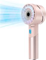 COZOME Handheld Fan,Ultra-Portable 7000 RPM Turbo Mini Fan with 16H Battery,4-Speed USB Rechargeable Metal Design | Pocket Fan for Travel/Outdoor/Home/Office,Gift for Men & Women (Alloy Construction)