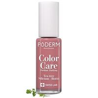 PODERM Swiss-Made Antifungal Nail Polish Rosewood | Breathable Treatment with Tea Tree, Silicon Biotin | Strengthens, Repairs Conceals Yellow, Brittle Damaged Nails | Podiatrist-Developed