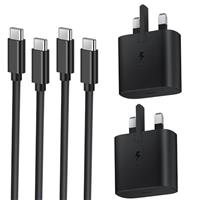 For Samsung 45W Super USB C Fast Charger 2.0,USB Type C Cable and Plug Charge for Galaxy S25/S24 Ultra/S24+/S23 Ultra/S23+/S22 Ultra/S22+/S20 Ultra/A16/A15/A25/A34/A35/A54/A55/M55/C55/F55/Tab S9 S8