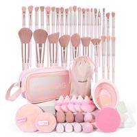 MAANGE Makeup Brush Set 49 Pcs Makeup Tool Set Premium Synthetic Foundation Powder Concealers Eye shadows Blush Makeup Brushes