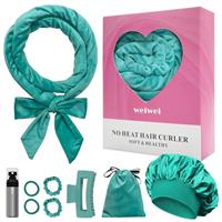 weiwei Velvet Heatless Curlers Rollers Headband -Style 3