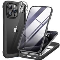 Miracase Glass Case for iPhone 15 Series Case and iPhone 16 Series Case