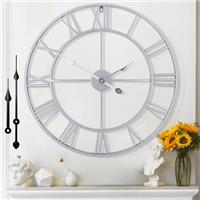Mee 2ou Wall Clock For Living Room - Nearly Silent Non-Ticking Metal Wall Clocks Battery Operated, Vintage Decorative Modern Wall Clock For Bedroom, Kitchen, Office, Farmhouse Decor