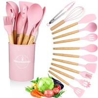 Kitchen Utensil Set 12 PCS Silicone Cooking Utensils Set wit
