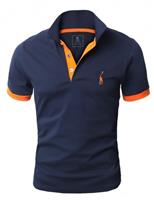 GLESTORE Mens Short Sleeve Polo Shirts Golf T-Shirts for Men Cotton T Shirt Poloshirt