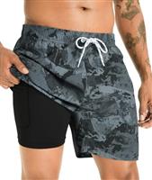 APTRO Mens Swimming Shorts Swimming Trunks Men Compression Liner Swim Shorts 7 Board Shorts 01