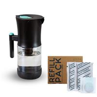Phox V2 Water Filter | 2.2L Glass Water Filter Jug and Refillable Cartridge Cartridge
