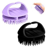 MIUPOO Scalp Massager Hair Shampoo Brush with Long Bristles,