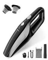 TEMOLA Handheld Vacuum Cleaner, Hand Held Vacuums Cordless with 2 HEPA Filters, Portable Mini Vacuum Cleaner, Rechargeable Car Vacuums for Home Car Carpet and Pet Hair