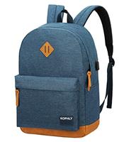 KOPHLY Large Carry-on Travel Laptop Backpack with USB Charging Port For Men and Women, Classic Backpack for College, Work Bag, Travel Backpacks