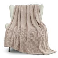 Whale Flotilla Fuzzy Fleece Blankets with Polka Dot, Warm and Fluffy