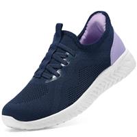 STQ Slip on Womens Trainers Comfortable Walking Work Gym Shoes for Women