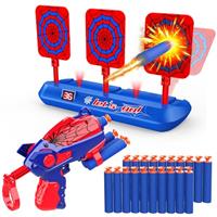 Toys for 3-9 Year Old Boys, Electronic Digital Target with Gun Toy for Nerf Toys 3-9 Year Old Boy Gifts Toys for 3-9 Year Olds Boys Toys Age 3-9