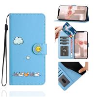 Jeffene Wallet Case for iPhone 16e(6.1 inch),Cute Cat PU Lea