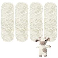 Knitting Wool Yarn Crochet Knitting Yarn 4 x 100g Knitting Yarn for Crochet