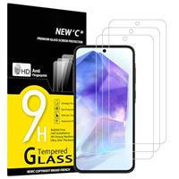 NEW'C 3 Pack Designed for Samsung Galaxy A72 / A72 5G Screen Protector Tempered Glass, Case Friendly Anti Scratch Bubble Free Ultra Resistant