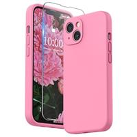 SURPHY Compatible with iPhone 13 Case with Screen Protector, Liquid Silicone Protection for Each Lens Shockproof Thickened Rubber Cover for iPhone 13 6.1 inch 2021