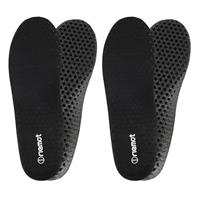 riemot 2 Pairs Arch Support Inner Soles for Men Women Sport Insoles Breathable Shock Absorption Inserts Replacement Comfort Inserts for Running Hiking Walking Black Grey UK 3-13
