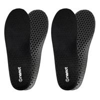 riemot 2 Pairs Arch Support Inner Soles for Men Women Sport Insoles Breathable Shock Absorption Inserts Replacement Comfort Inserts for Running Hiking Walking Black Grey UK 3-13