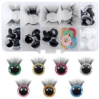 TOAOB 570 pcs Pom Poms 25mm Assorted Fluffy Pompoms Multicol