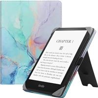 HGWALP Universal Case for 6 eReaders, Folio Leather Stand Cover with Handstrap Compatible with All 6 inch Paperwhite/Kobo/Tolino/Pocketook/Sony E-Book Reader