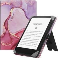 HGWALP Universal Case for 6 eReaders, Folio Leather Stand Cover with Handstrap Compatible with All 6 inch Paperwhite/Kobo/Tolino/Pocketook/Sony E-Book Reader