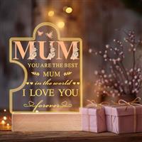 Spespo Gifts for Mum, Mum Gifts Acrylic Puzzle Night Light f