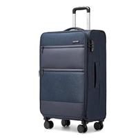 British Traveller Suitcase Lightweight Durable Check in Hold Luggage with TSA Lock and 4 Spinner Wheels