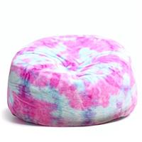 LiveGo Bean Bag Chair Cover Chair Cushion, Big Round Soft Fl