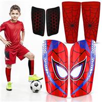 SAGA SPORTS Unbreakable Spider Football Shin pads mens Includes Sleeves Soccer Shin Guards Youth & Adults | Vibrant Colors, Lightweight & Durable