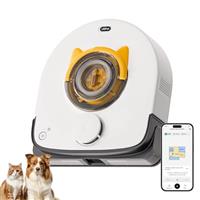 UBPET Robot Vacuum Cleaner for Pet Hair, Cyclone Robotic Vacuum Cleaner for Carpet, 22000 Pa Suction, LiDAR Navigation, Wi-Fi/App Control, Tangle Free, Obstacle Avoidance, V10